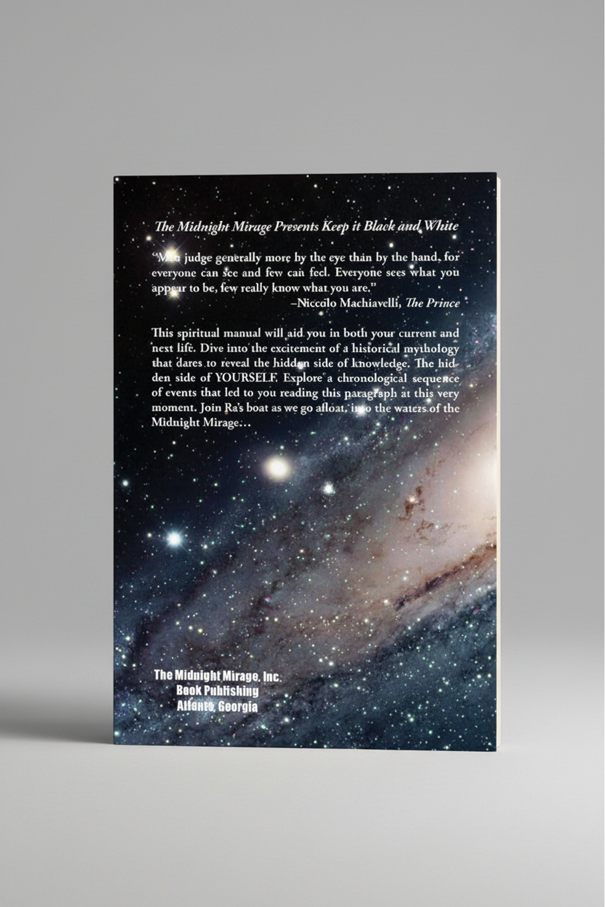 The Midnight Mirage Presents:  Keep It Black and White Book